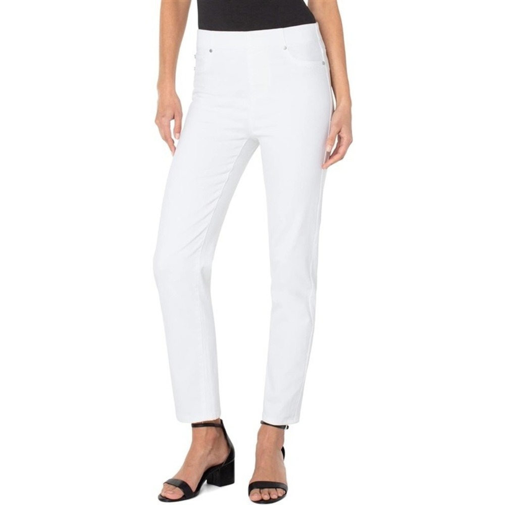 Liverpool White Straight Leg Trousers